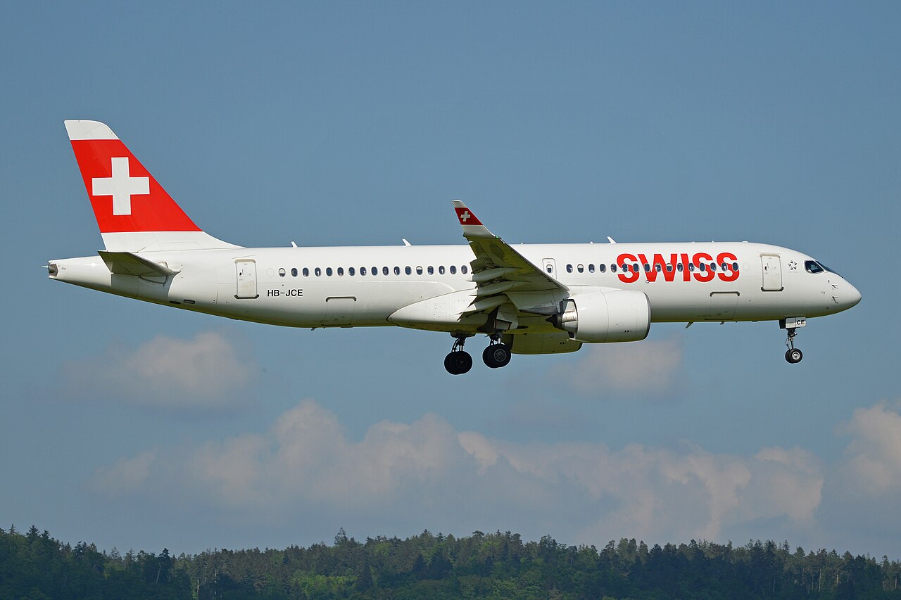 Airbus A220-300 commercial airliner